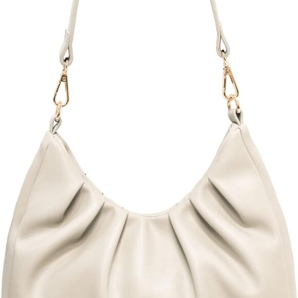 Shoulder Bags for Women, Cute Soft Small Clutch Purses,PU Leather Hobo Crossbody - Picture 1 of 6